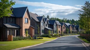 New housing development at Dargavel in Bishopton : Generative AI